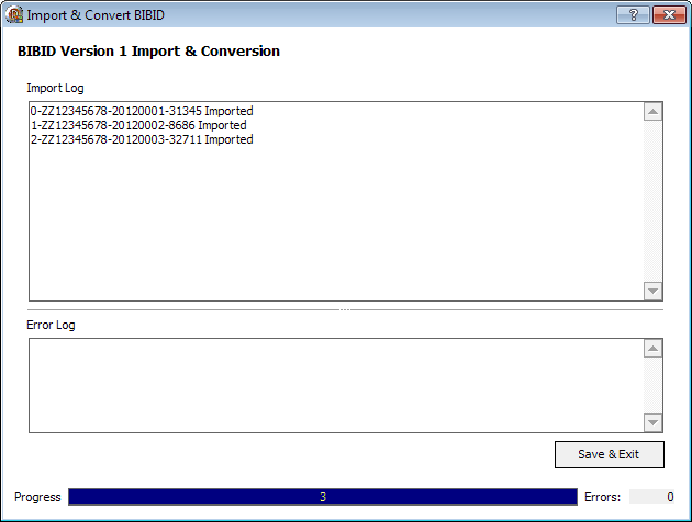 Bibid import complete.png