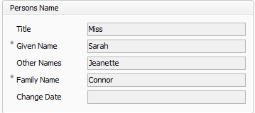 Persons Name